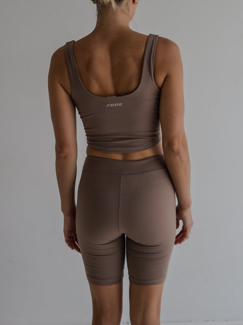 THE FORM BIKE SHORTS - MOCHA