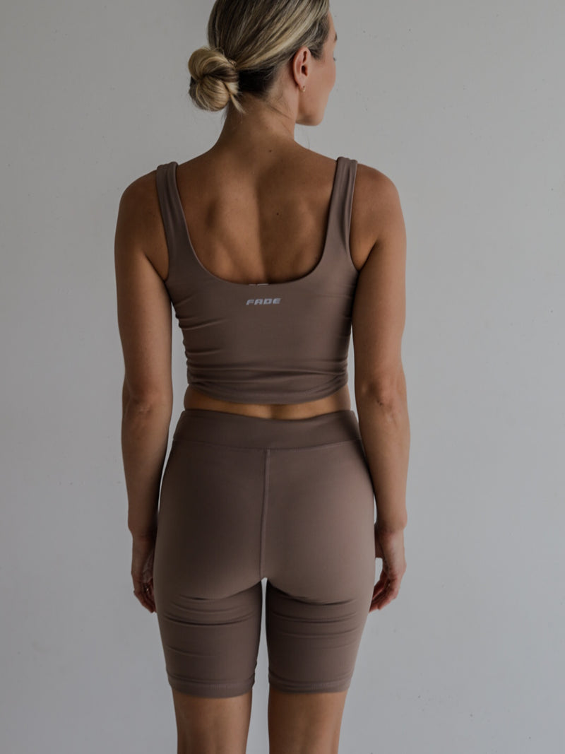 THE FORM BIKE SHORTS - MOCHA