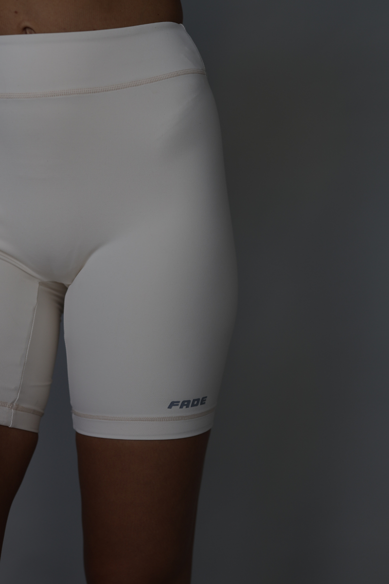 THE FORM BIKE SHORTS - CREAM